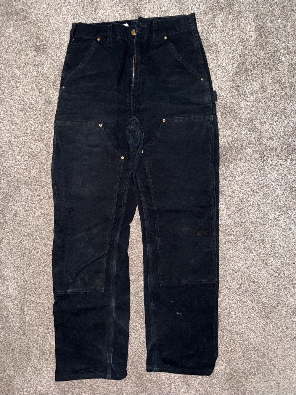 Black Heavy-Duty Work Pants